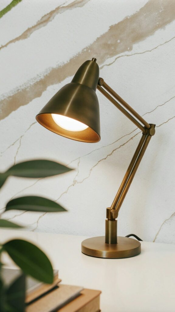 Handcrafted Brass Table Lamp
